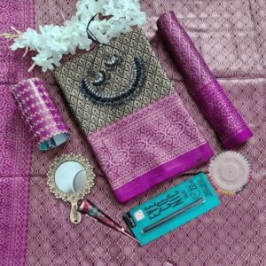 Kancjipuram sharee combo🎁