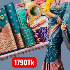 💟কাতান শাড়ি প্রিমিয়াম প্যাকেজ 🎁