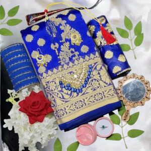 🎁কাতান শাড়ি প্রিমিয়াম প্যাকেজ❤️‍🔥